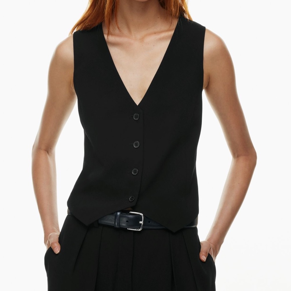 ARITZIA BABATON CURIO VEST - BLACK